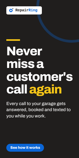 A sample display ad in the Half page size.